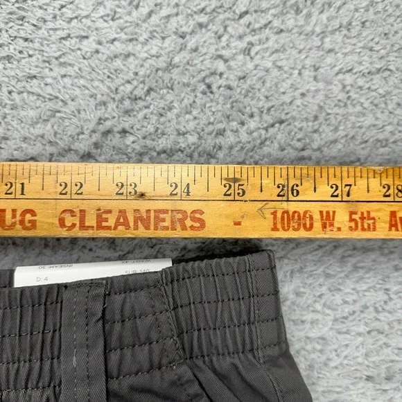 Harbor Bay Khaki Pants Men 4XL-30 Big Tall Gray Elastic Waist Pocket Comfort NEW